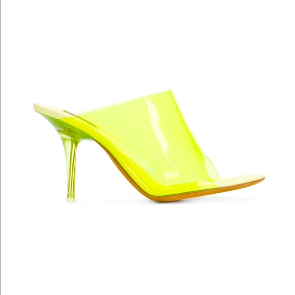 🔥NEW YEEZY SEASON 7 Neon Yellow PVC Mule SIZE 40 - Picture 6 of 16